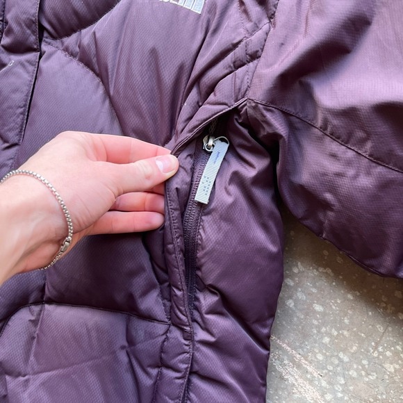 The North Face 600 Fill Down Puffer Jacket Purple Women's Size Medium - Picture 7 of 10